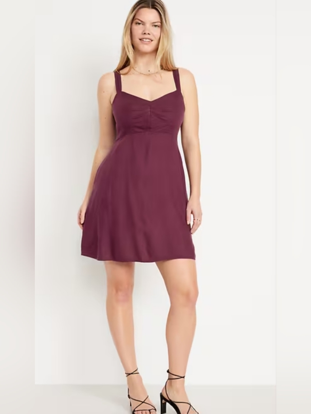 Burgundy Old Navy Camisole Mini Dress Size S NWT